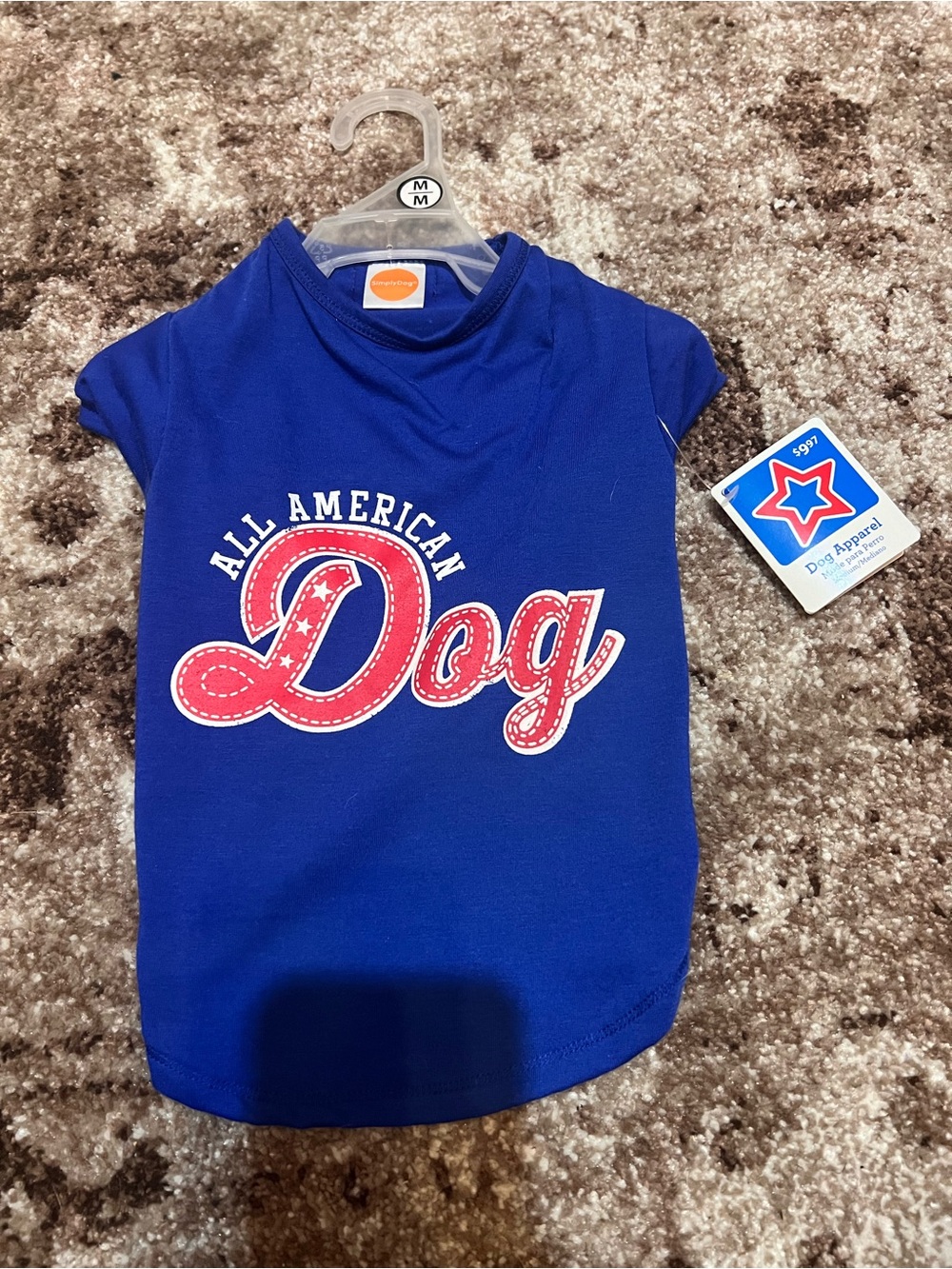 All American Dog Tee - Blue